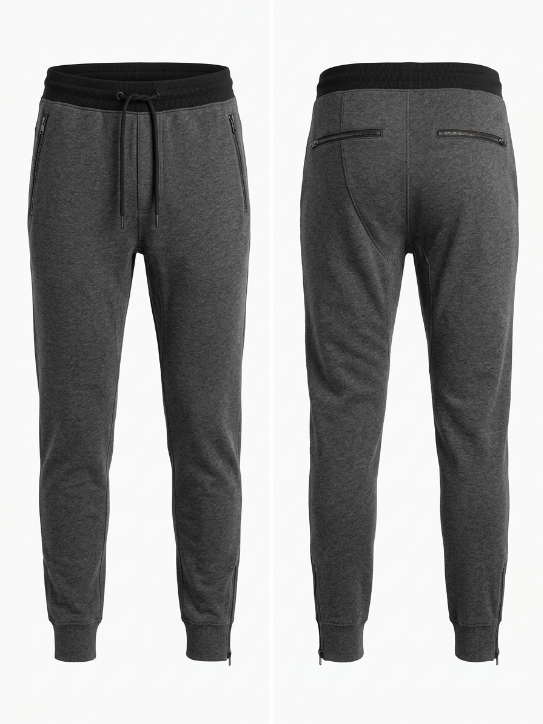 Kith Tokyo Charcoal Fleece-Lined Jogger Sweatpants