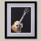Elvis Presley Guitar (2023) — Lisa S. Johnson — Framed Print (RC16647)