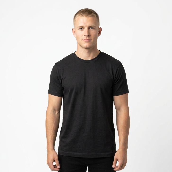 Alternative Apparel Basic Crew T-Shirt - Black