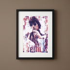Keith Richards, Midwest Airport, 1979 (1979) — Henry Diltz — Framed Print