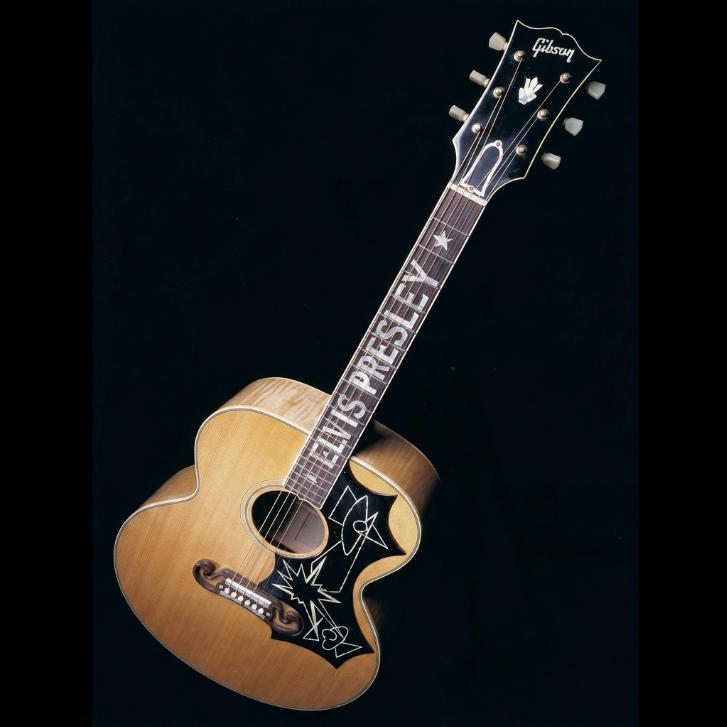Elvis Presley Guitar (2023) — Lisa S. Johnson — Framed Print (RC16647)