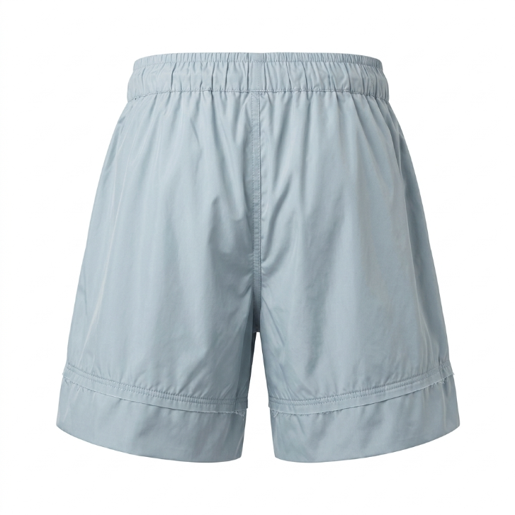 IH NOM UH NIT Light Blue Layered Nylon Shorts Size S