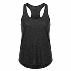 Young & Reckless Racerback Tank Top - Heather Black