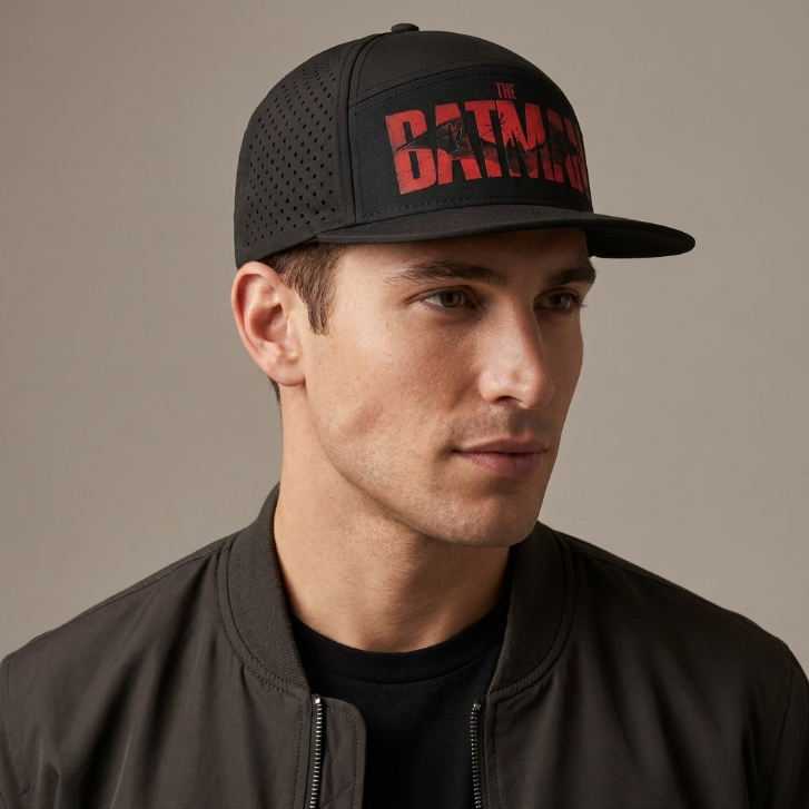 Batman Flat Bill Snapback - Batman Cut Out