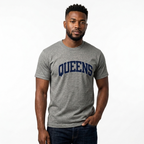 Melrose Place Graphic T-Shirt - Queens - Heather Grey