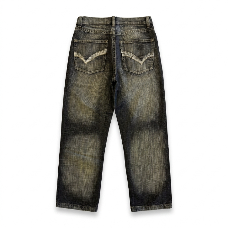 EXA Jeans Black Straight Leg Denim