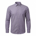 Five Four Lavender End-On-End Oxford Long Sleeve Shirt - Light Purple / Size Large