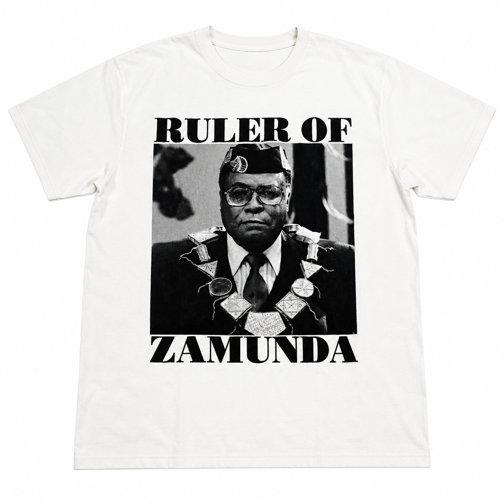 Coming to America Ruler of Zamunda Graphic T-Shirt - White