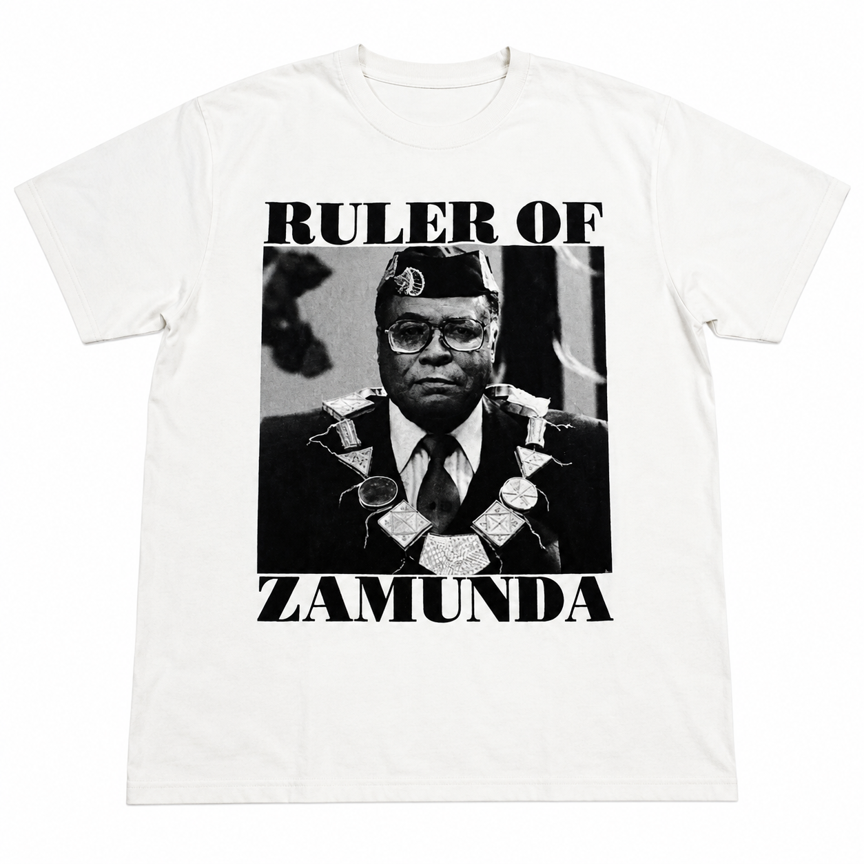 Coming to America Ruler of Zamunda Graphic T-Shirt - White