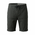 Five Four Charcoal Denim-Look Shorts