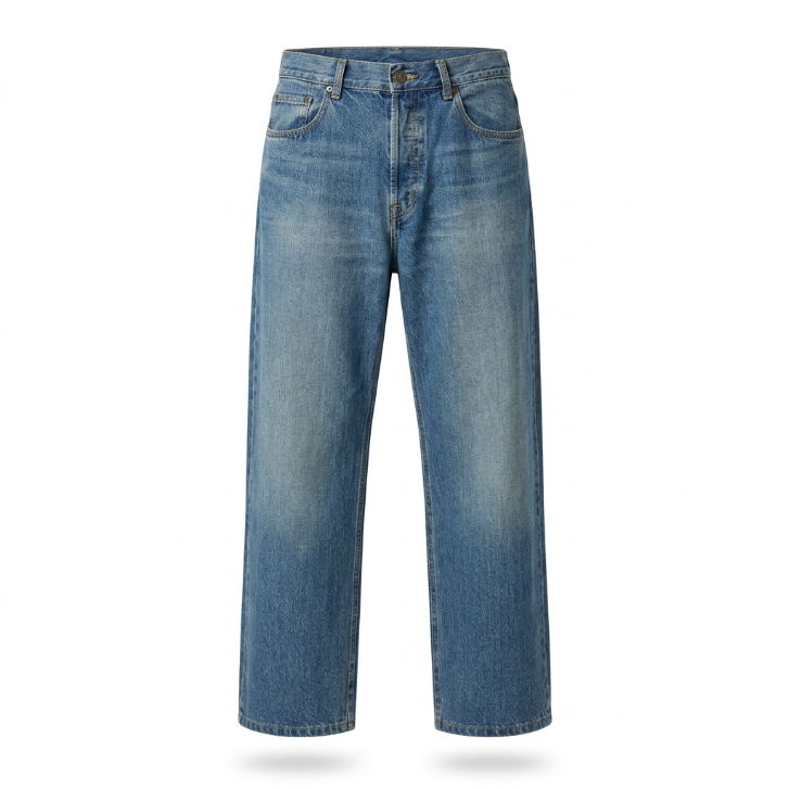 Five Four Live Mechanics Light Wash Straight Leg Jeans