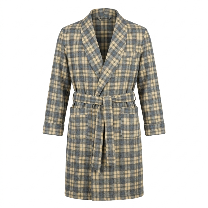 Pendleton Vintage Plaid Wool Robe