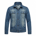 Five Four Medium Wash Denim Trucker Jacket