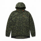 Grand AC Camo Print Half-Zip Hooded Windbreaker Jacket
