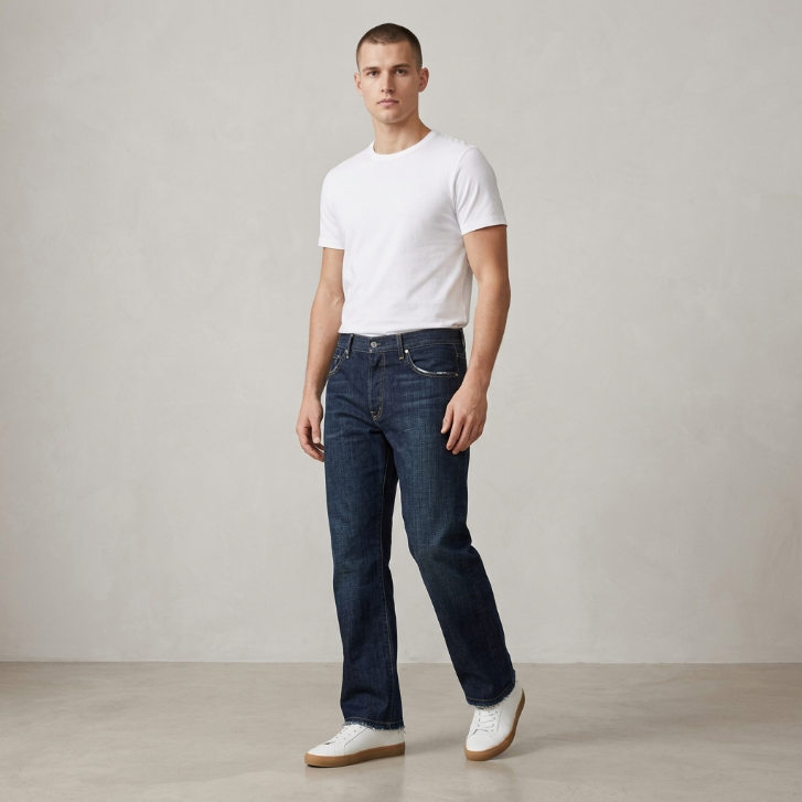 G-Star RAW Dark Wash Loose Straight Leg Denim Jeans