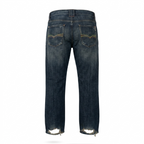 Five Four Enjeeneering Distressed Medium Wash Straight Jeans