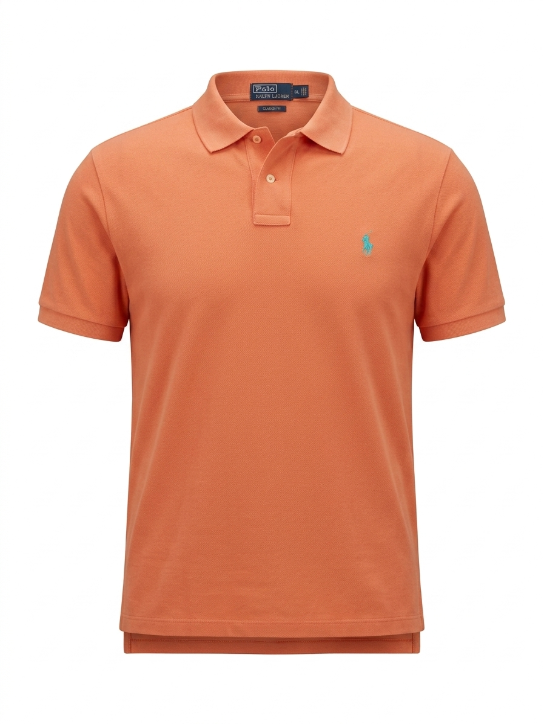 Polo Ralph Lauren Classic Fit Polo Shirt-Vibrant Orange