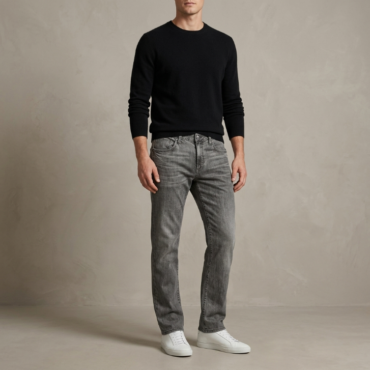 Five Four Gray Straight Leg Jeans
