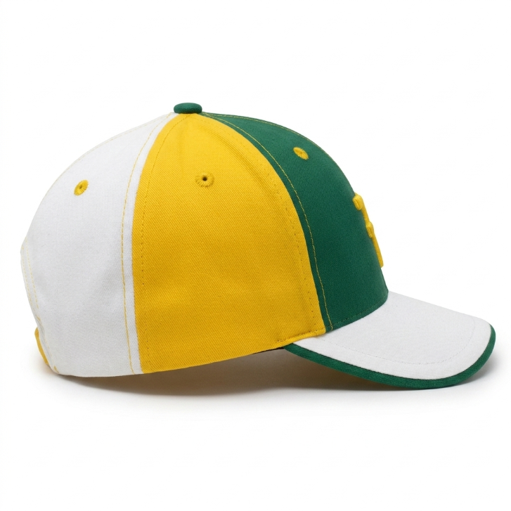Five Four Green & Yellow Snapback Cap