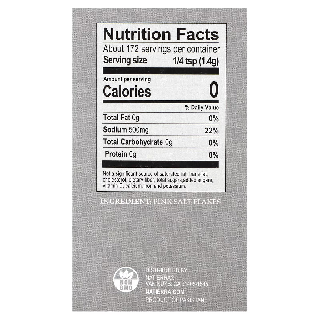 Natierra Himalania® Himalayan Pink Salt Flakes – 8.5 oz (6-Pack)