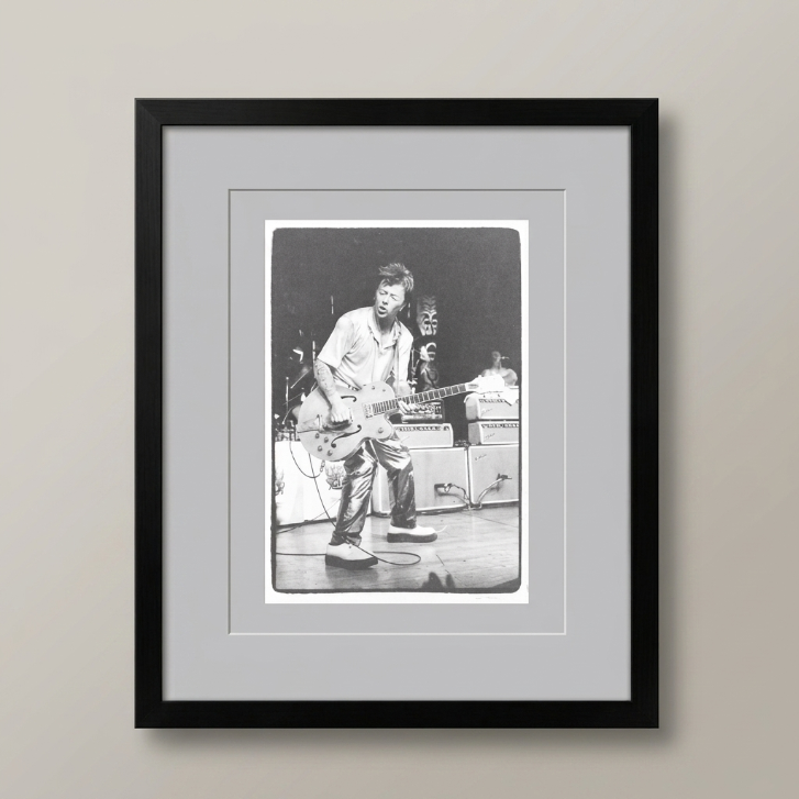 Brian Setzer "Stray Cats" — Michael Farr (attributed) — Framed Print (RC16659)