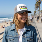 Polaroid Screen Print Adjustable 5-Panel Trucker Hat