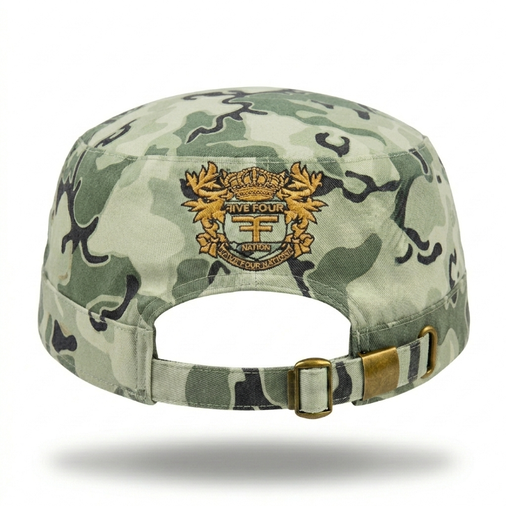 Five Four Nation Green Camo Cap