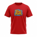 Five Four Comic Bubble Logo Graphic T-Shirt Red