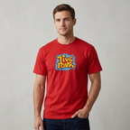 Five Four Comic Bubble Graphic T-Shirt Red