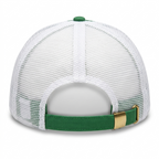 Circle Logo Mesh Trucker Cap – Green & Gold