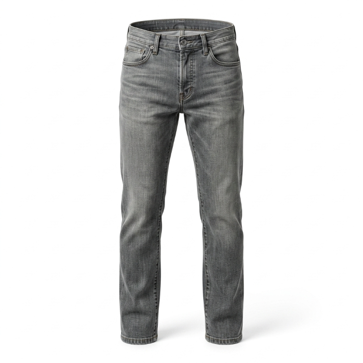 Five Four Original Straight Faded Grey Denim Jeans