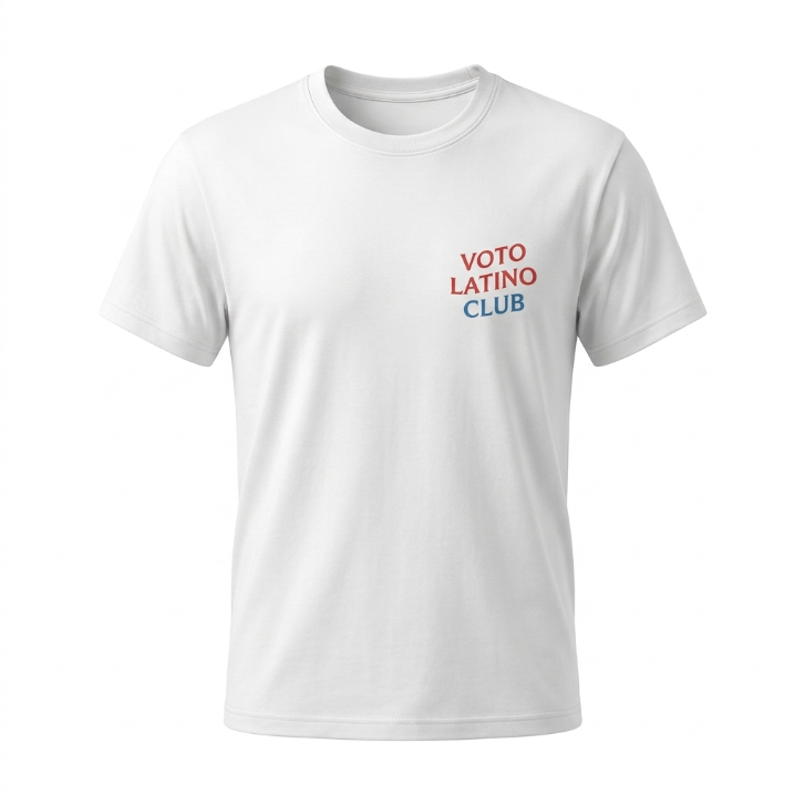 Voto Latino Club Graphic T-Shirt White