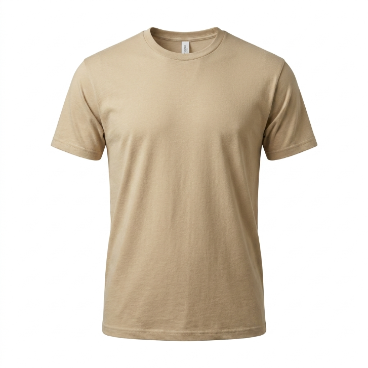 Gildan Ultra Cotton Blank Crewneck T-Shirt Beige
