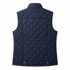 H&M Diamond Quilted Utility Vest Dark Navy