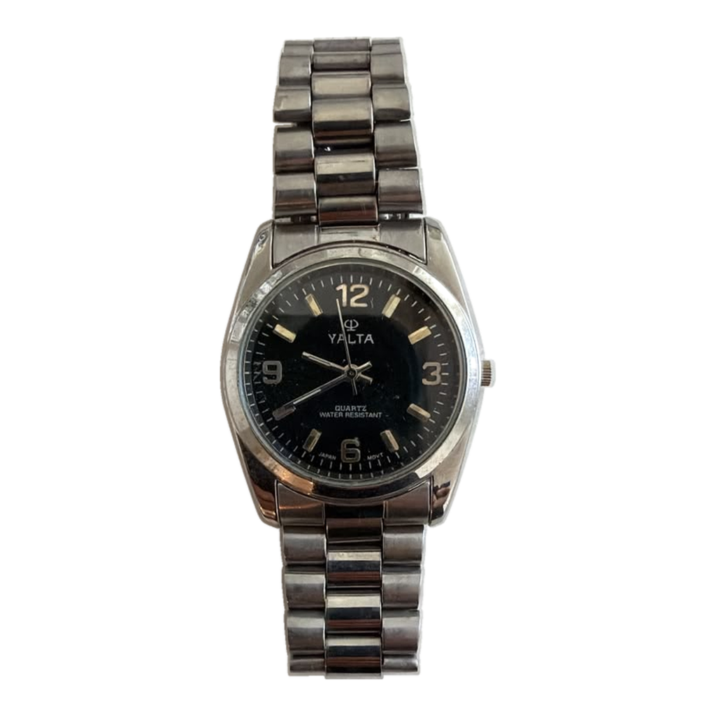 Vintage Yalta Black Dial Japan Quartz Watch - Requires a Battery