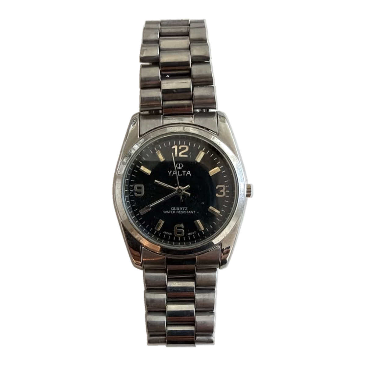 Vintage Yalta Black Dial Japan Quartz Watch - Requires a Battery