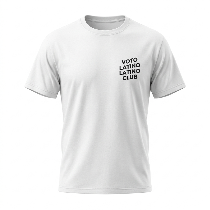 Gildan Voto Latino Club Graphic T-Shirt White
