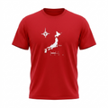 Five Four Japan Map "Tokyo" Graphic T-Shirt Red