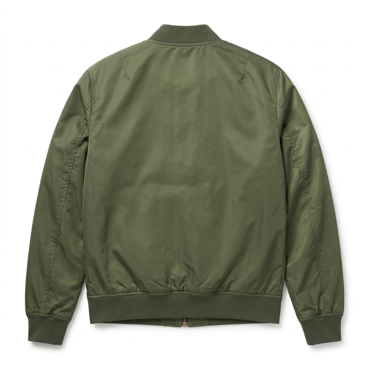 Five Four x Poggy The Man Olive Green Star Sleeve Bomber Jacket