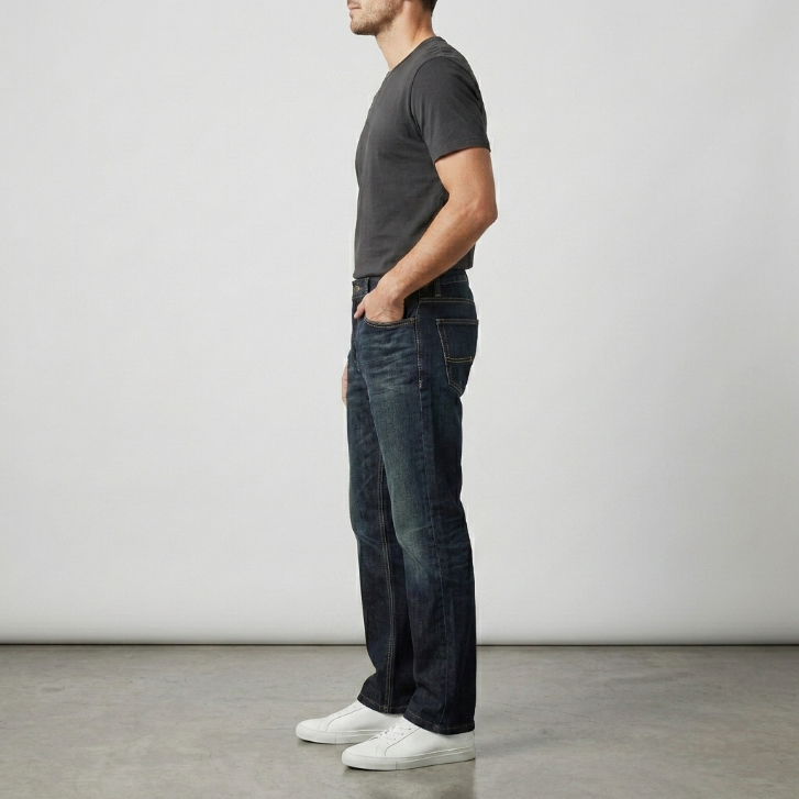 Five Four Original Straight Havana Wash Dark Denim Jeans