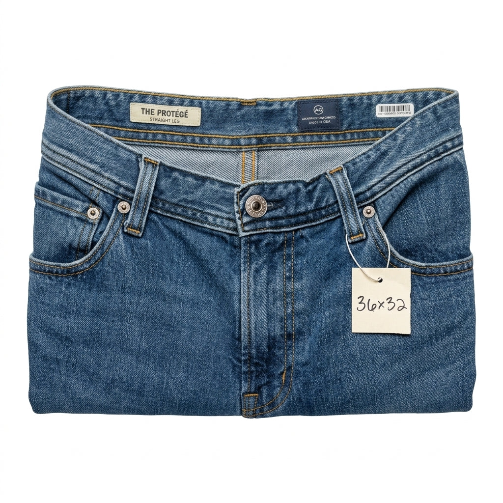 AG Adriano Goldschmied The Protégé Straight Leg Jeans Blue 36x32