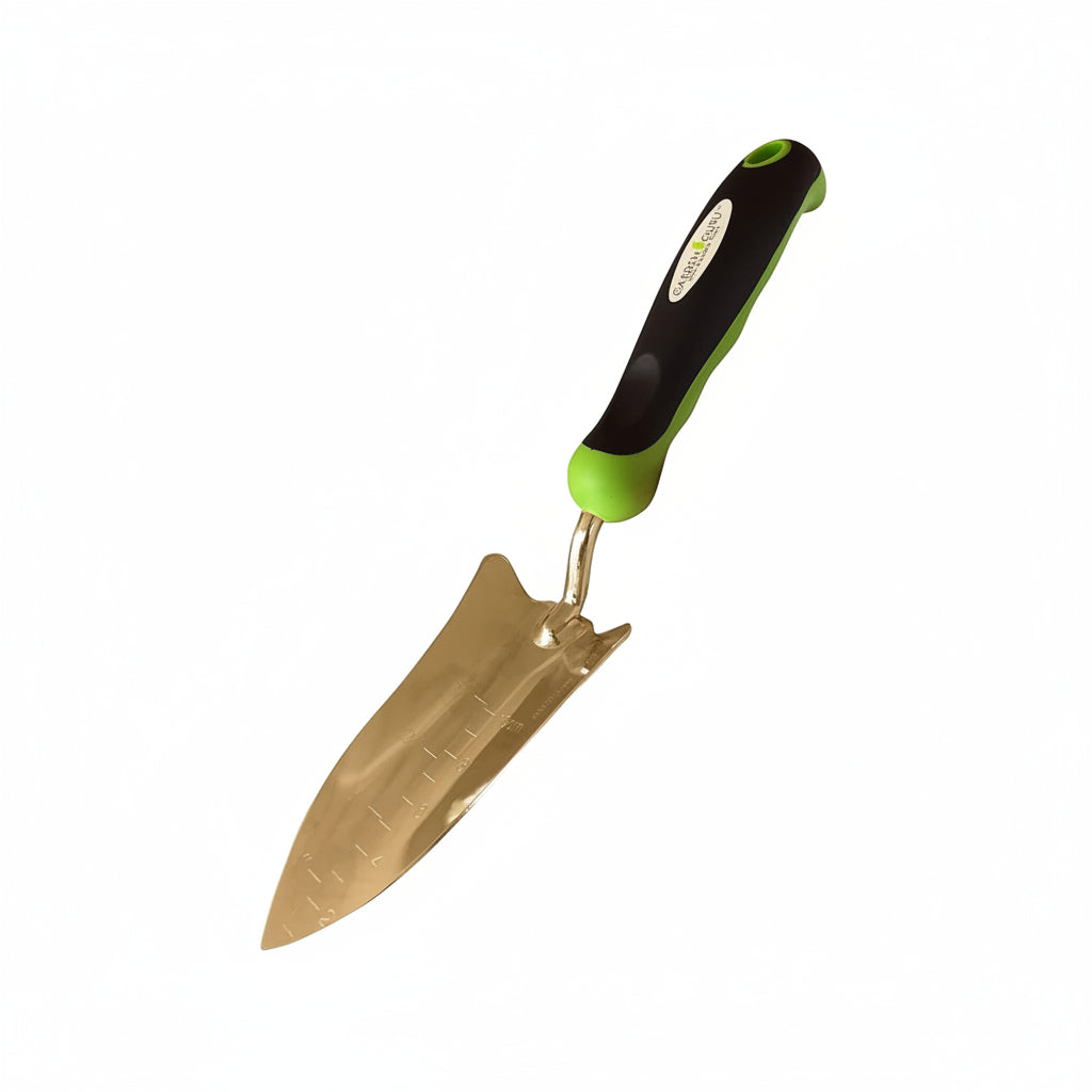 Garden Guru Transplanter Trowel Shovel – Stainless Steel Hand Shovel with Ergonomic Grip for Gardening, Planting & Digging