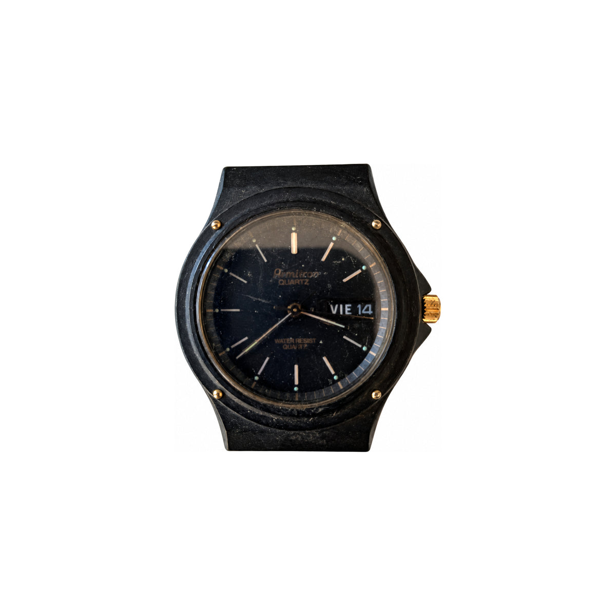 Vintage Armitron Black Dial Day-Date Quartz Watch - Requires a Battery