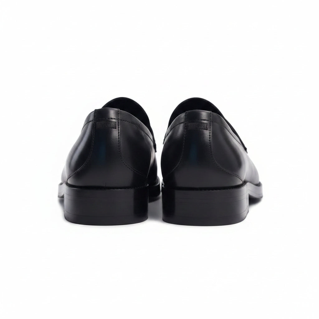 New Republic Men's Allen Leather Penny Loafer - Black