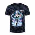 Hatsune Miku Softhand Screen Black Wash Short Sleeve Tee