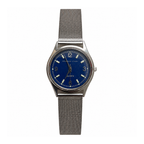 Vintage Edward Lynn Blue Dial Mesh Bracelet Watch - Requires a Battery