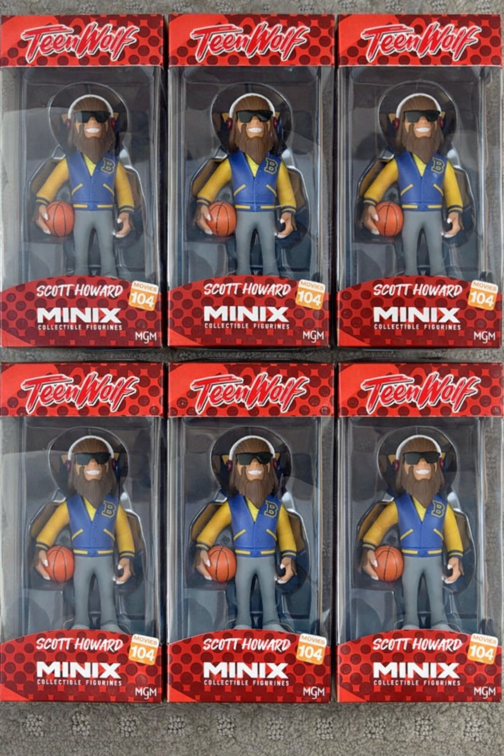 Minix Collectible Figure Scott Howard Teen Wolf  (Case Of 6 Factory Sealed)