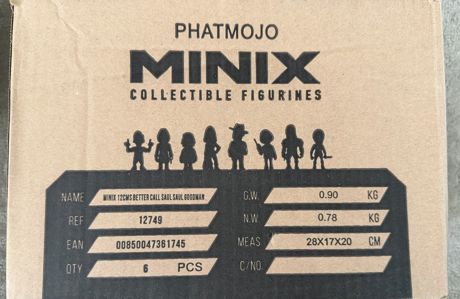Minix Collectible Figure Tomb Raider Lara Croft (Case Of 6 Factory Sealed)