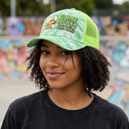 5-Panel Structured Snapback, Sublimated Tie Dye