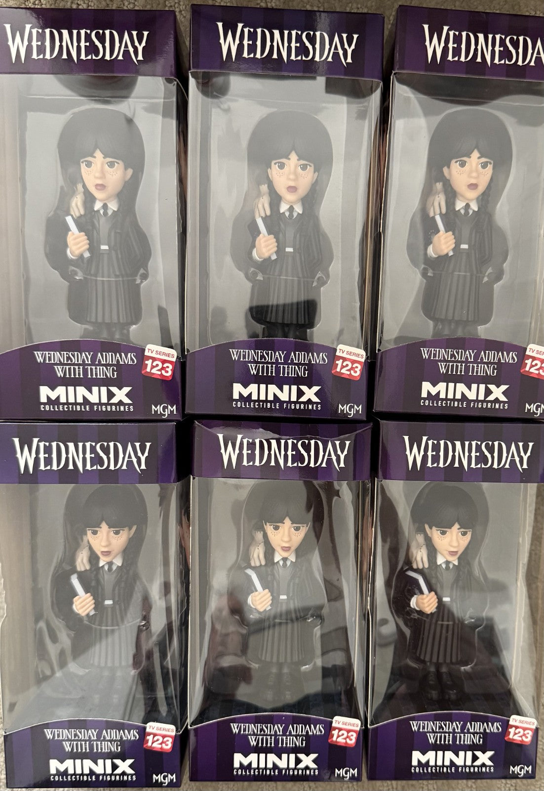 Minix Collectible Figure Addams Family Wednesday (Case Of 6 Factory Sealed)